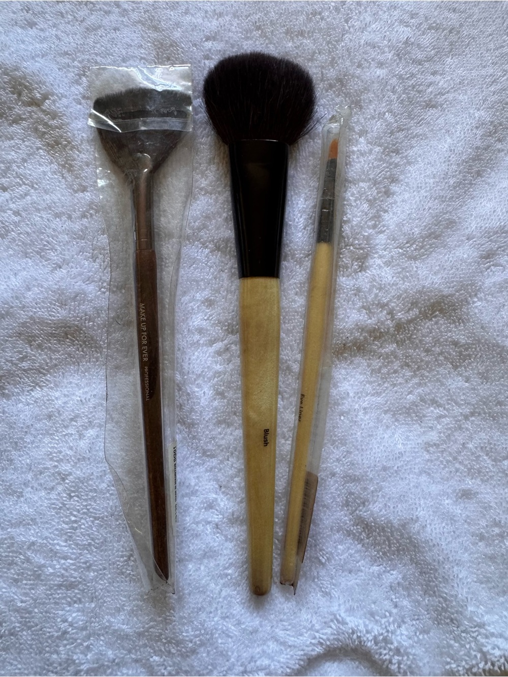 Bobbi Brown and Makeup For Makeup Brush Set – Beige Handle Powder & Brow Brushes